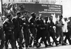 1. MAI DEMONSTRATION 1967, FIDEL CASTRO, BRUDER RAUL, HAVANNA, KUBA