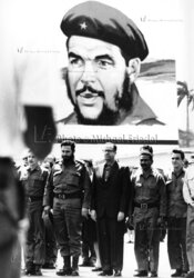 1. MAI DEMONSTRATION 1967, FIDEL CASTRO, BRUDER RAUL, HAVANNA, KUBA